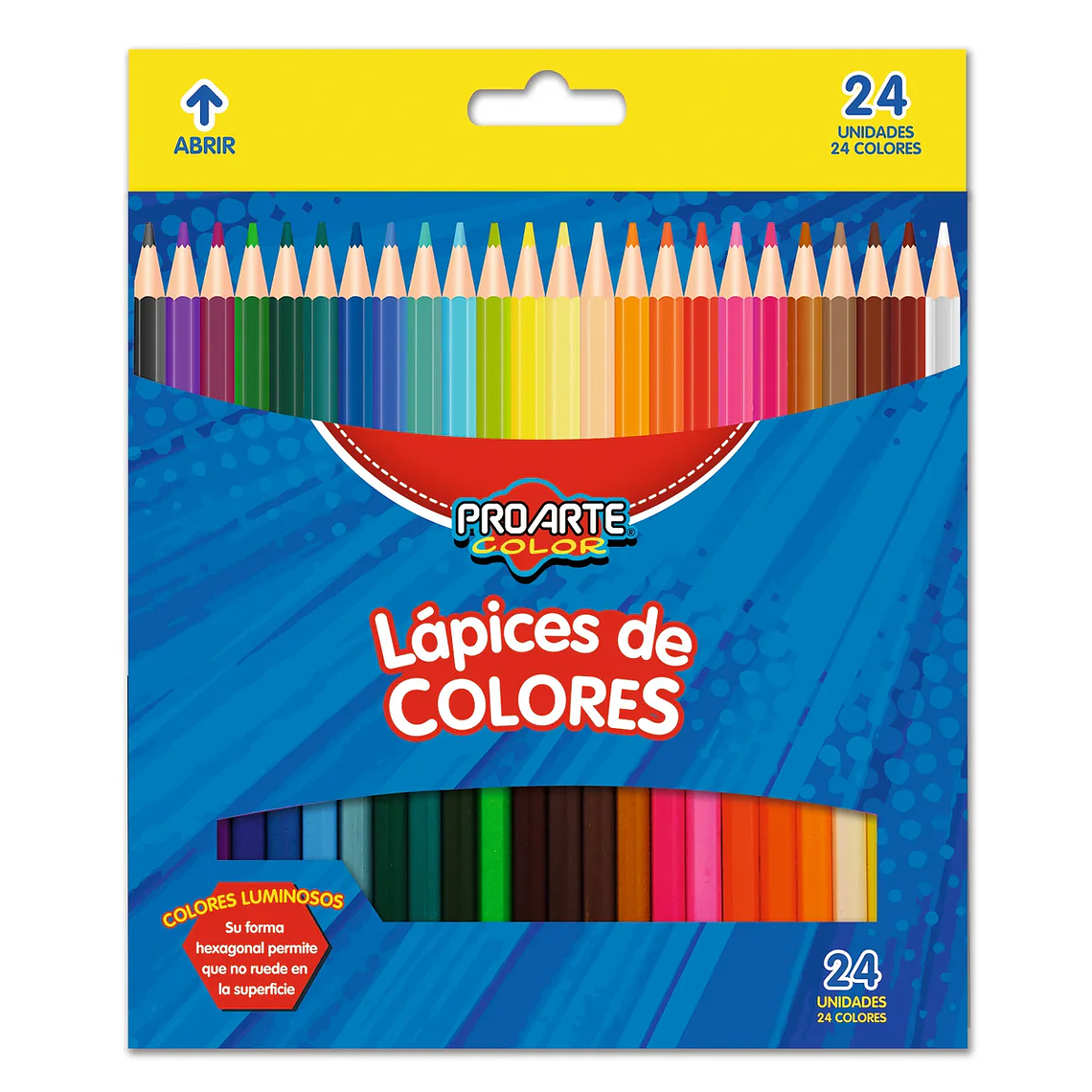 Lapices De Color Proarte 24 Largos 1