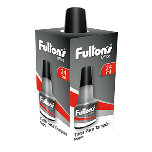 Tinta Para Tampon Negra 24Cc Fultons