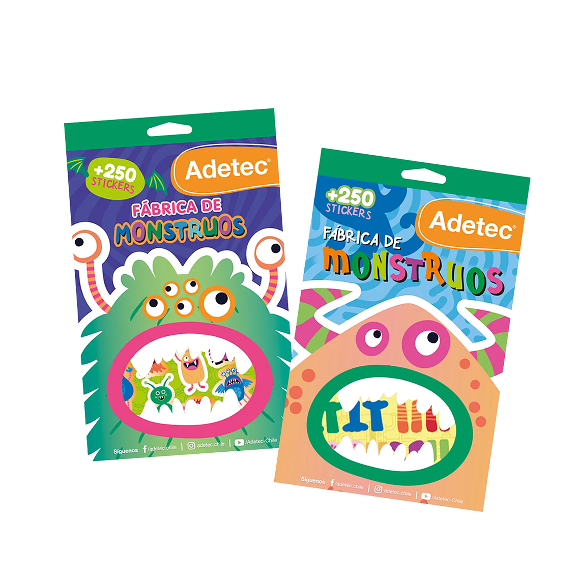 Fábrica De Monstruos - Block De Stickers Adetec 1