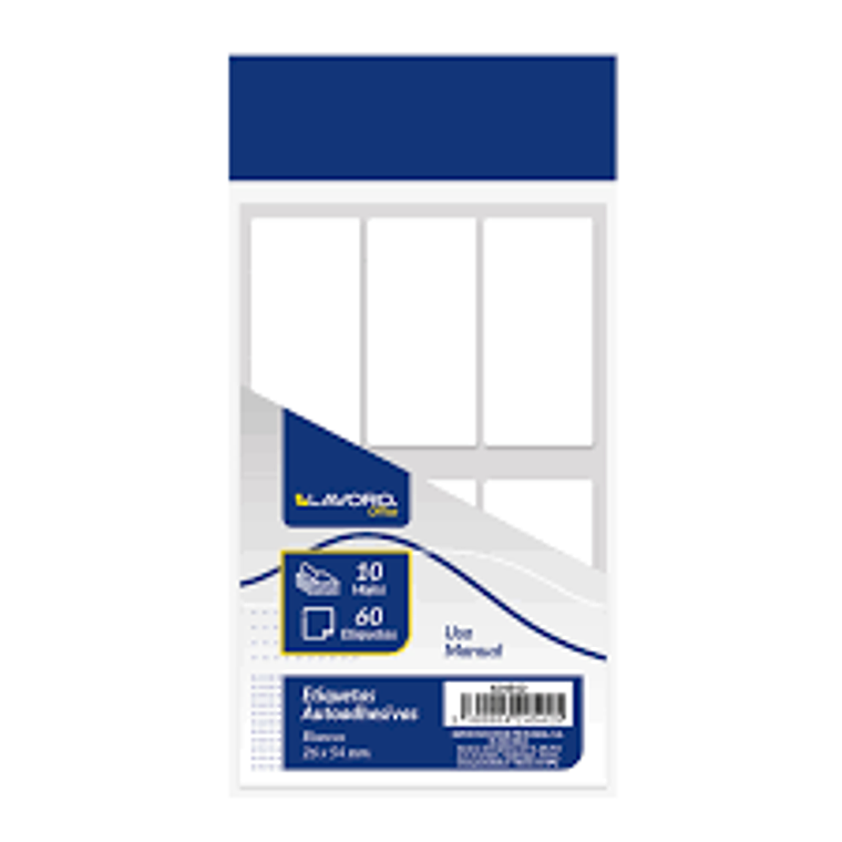 Etiqueta Sobre 26X54Mm 60Uni Lavoro 1