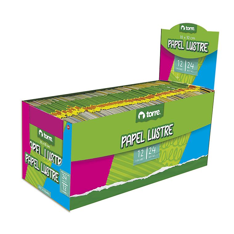 Fajo Papel Lustre 10X10 24H Torre Imagia 1