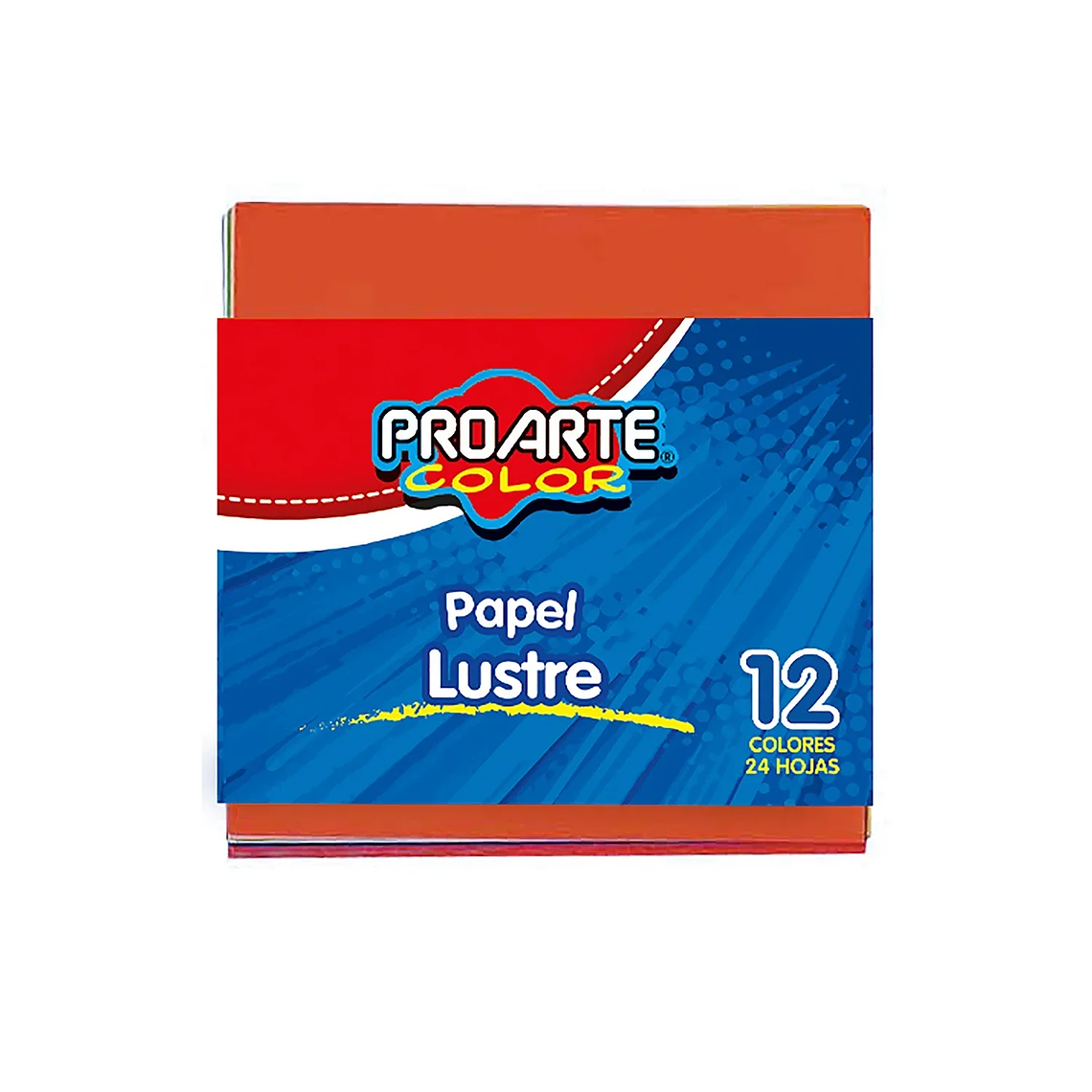 Fajos Papel Lustre Proarte 24Hj 12Col 10X10Cm 1