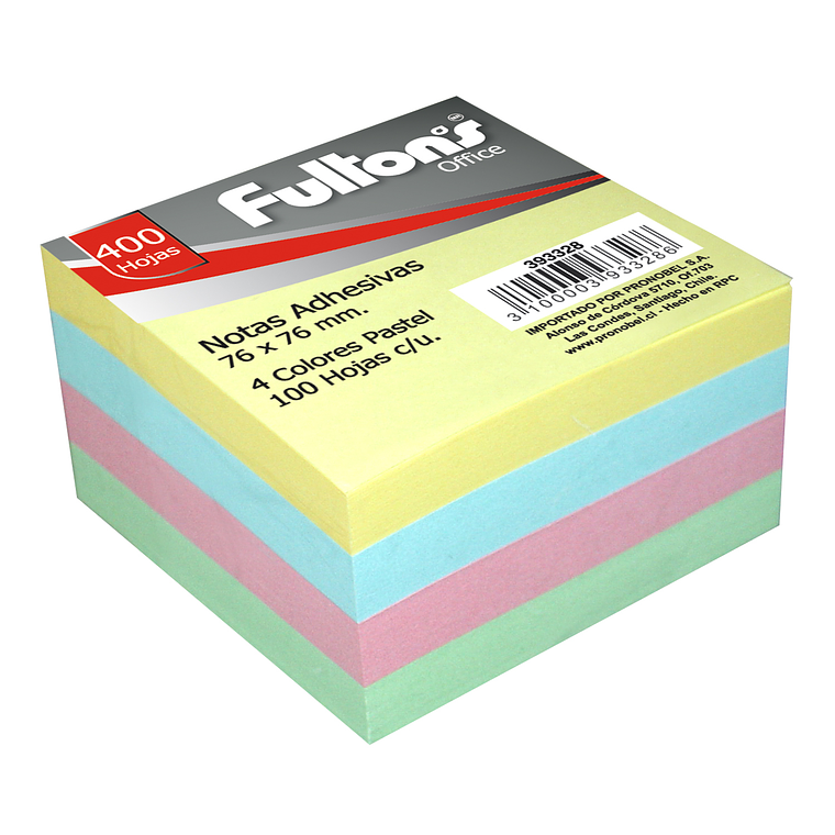 Nota Adh 654 100Hj X4Uni Col Surt Pastel Fultons 1