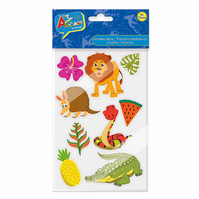 Fig Selva Goma Eva 7 Pcs 2 Surt  Art & Craf 1