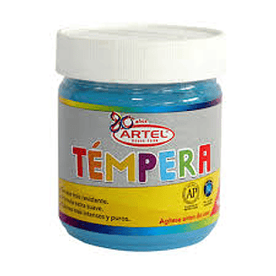 Frasco 100Ml Tempera Artel Celeste 48