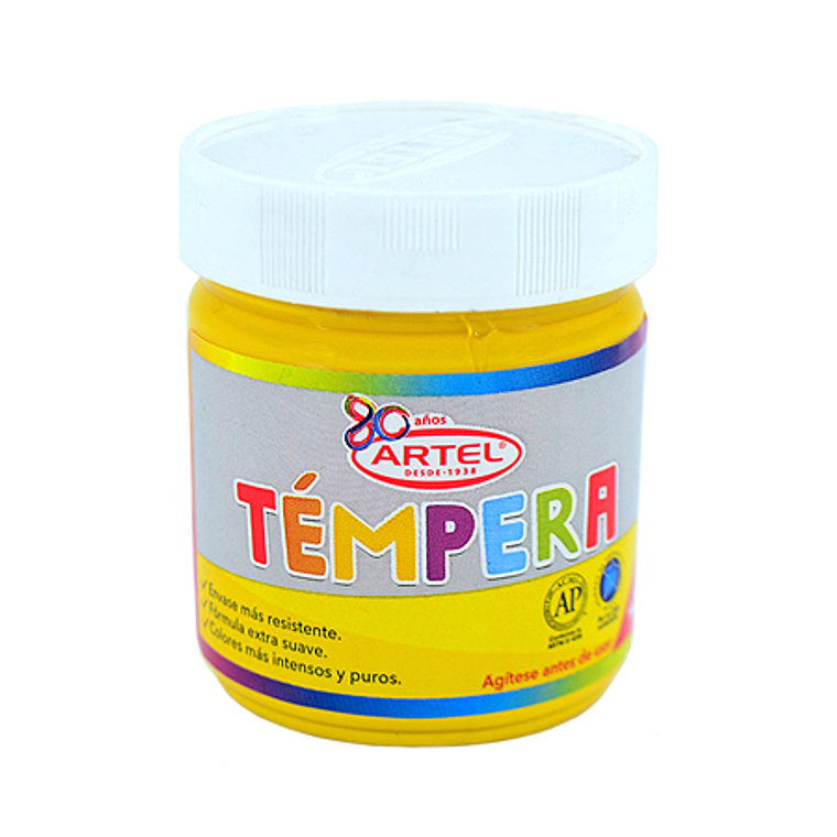 Frasco 100Ml Tempera Artel Amarillo Med 75 1