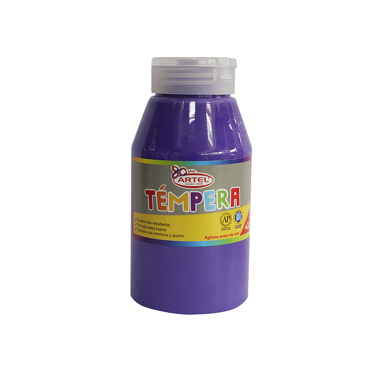 Frasco 250Ml Tempera Artel Morado 1