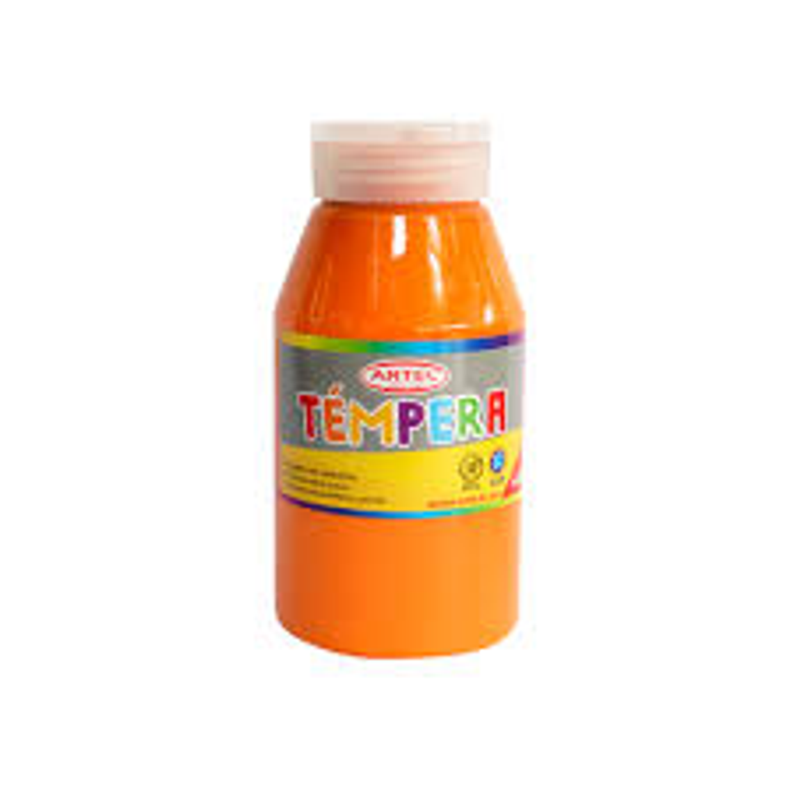 Frasco 250Ml Tempera Artel Naranja 1