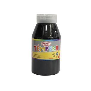 Frasco 250Ml Tempera Artel Negra