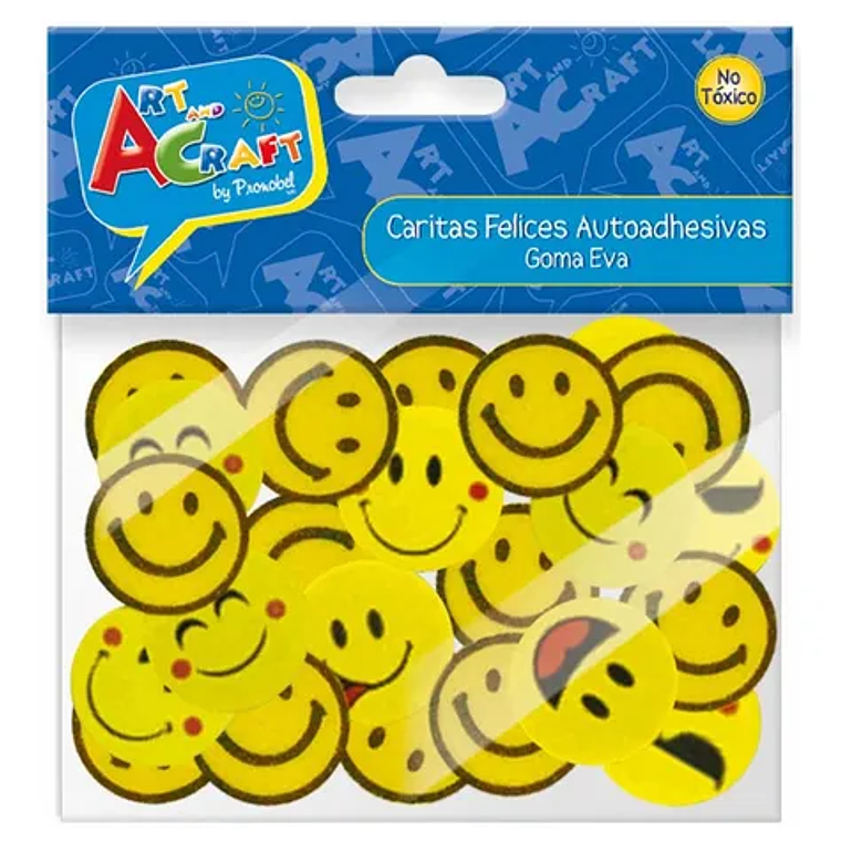 Goma Eva Caritas Felices Dis Surtidos 54 Pcs  Art & Craf 1