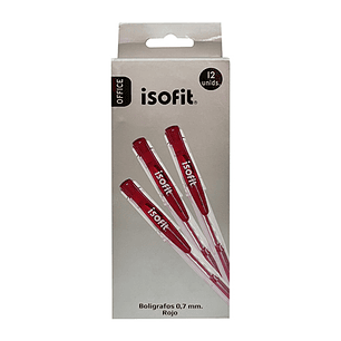 Boligrafo Gel Isofit Rojo 0.7 Mm.