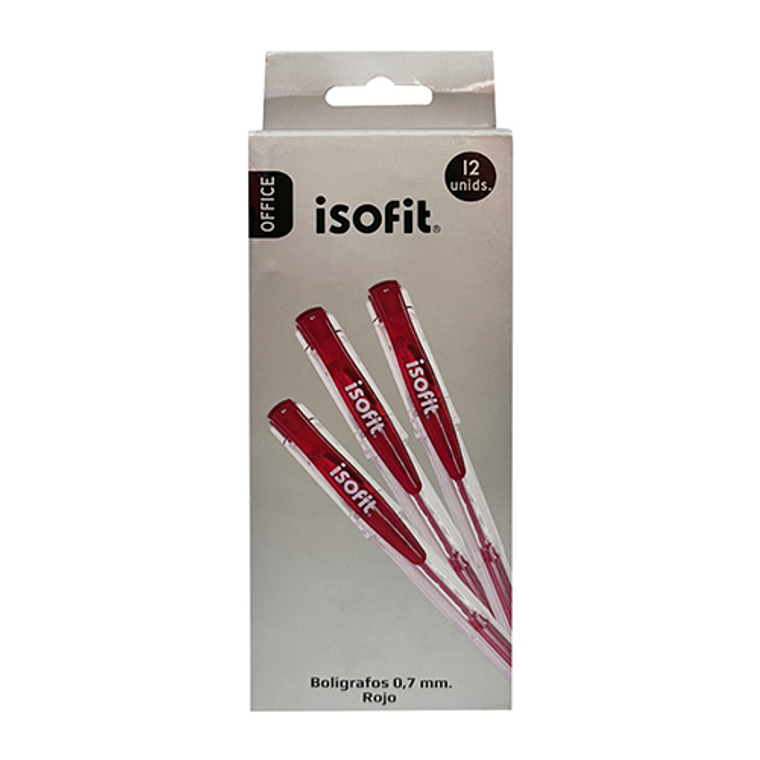 Boligrafo Gel Isofit Rojo 0.7 Mm. 1