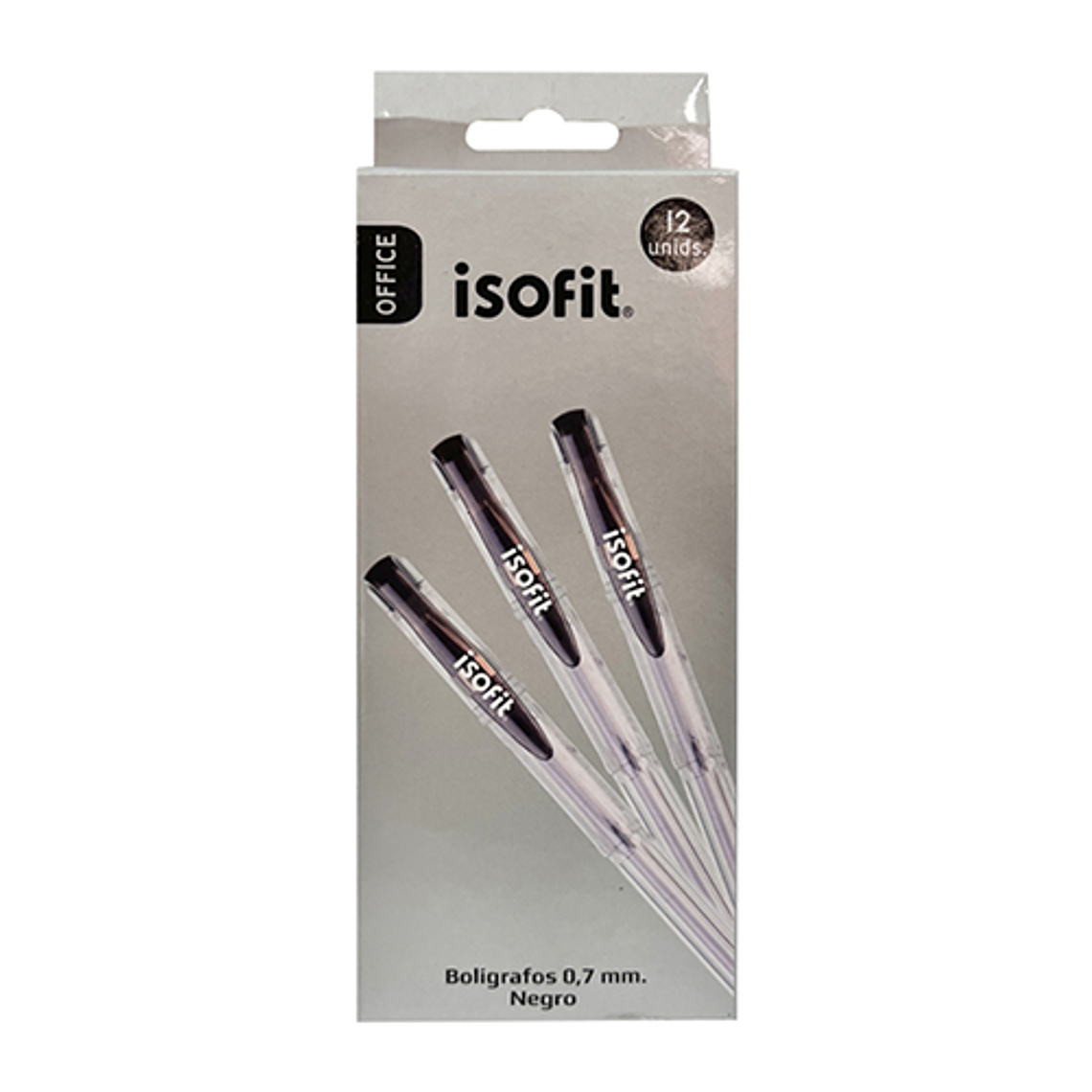 Boligrafo Gel Isofit Negro 0.7 Mm. 1