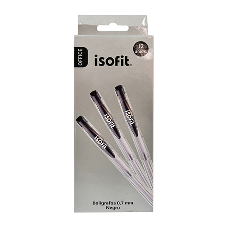 Boligrafo Gel Isofit Negro 0.7 Mm. 1