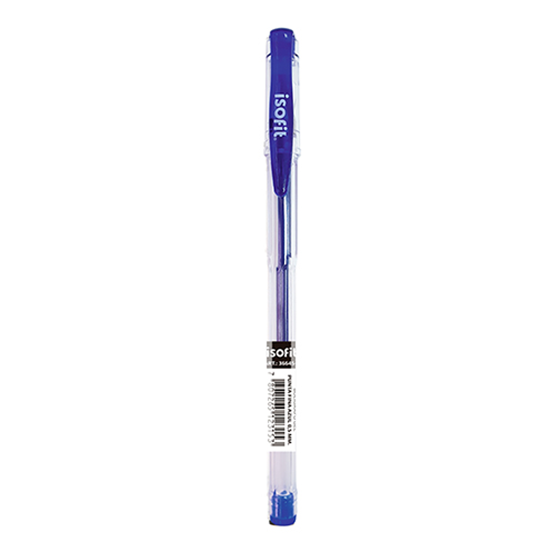 Boligrafo Gel Punta Fina 0.5Mm Azul Isofit 1