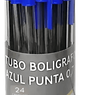 Lapiz Pasta Boligrafo Isofit 0,7Mm Tubo 24 Uni Azul