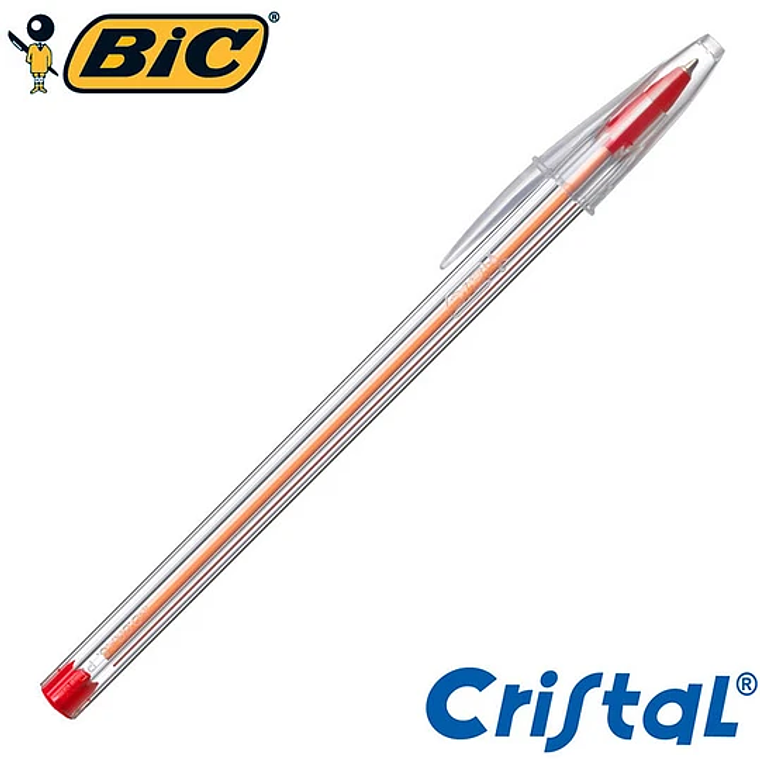 Lapiz Pasta Punta Fina Rojo Bic 1