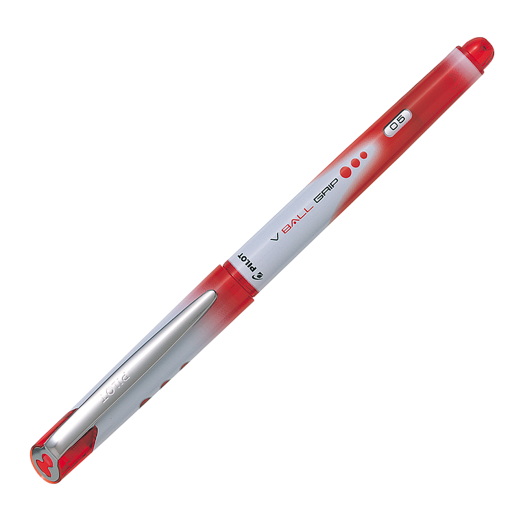 Lapiz Tinta Vball Grip 0.5 Rojo Pilot 1