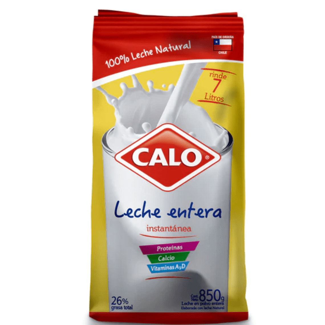Leche En Polvo Calo Instantanea Entera 850Gr 1