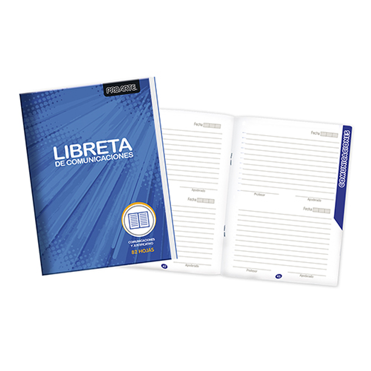 Libreta De Comunicaciones Proarte 1