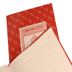 Libro Actas 100 Hj Apaisado Linel Rem Max
