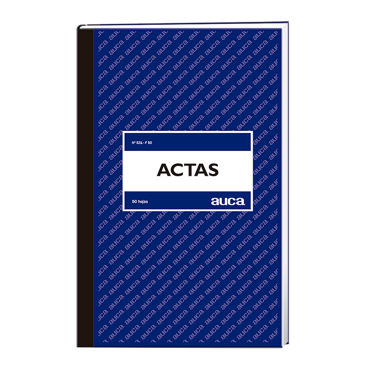 Libro Actas Auca 50 Hjs 1