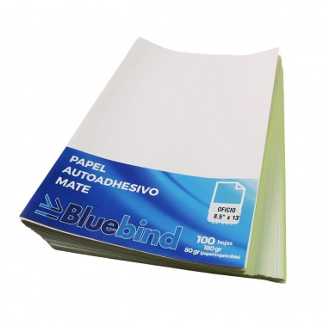 Papel Adhesivo Matte Oficio Diazol 180Grs X100 Unid 1