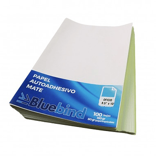 Papel Adhesivo Matte Oficio Diazol 180Grs X100 Unid