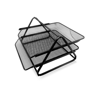 Bandeja  Marca Lavoro De 2 Comp. Negra