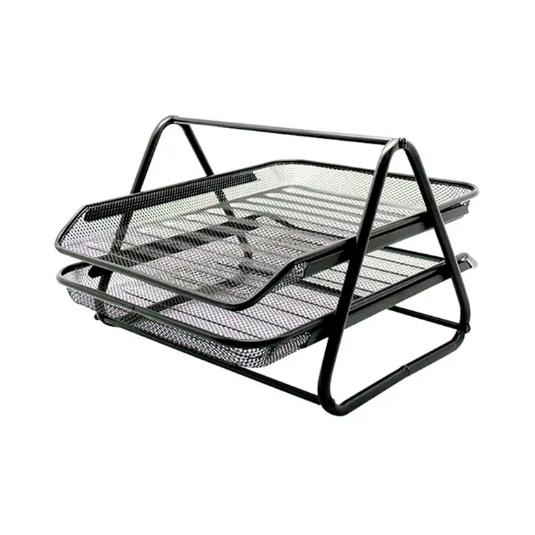 Bandeja Escritorio Articulada Doble Metalica Selloffice 1