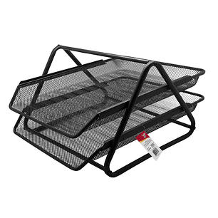 Bandeja Portadoc Isofit 2 Pisos. Negra