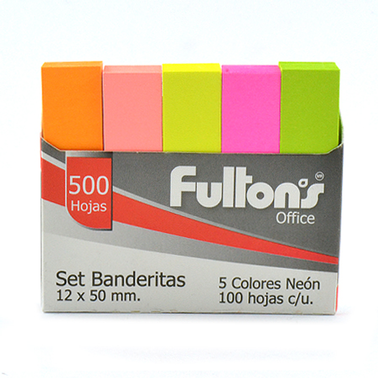 Banderitas Adh 5Und Col Surt Fultons 1