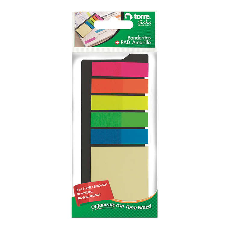 Bl. Torre Notes Banderitas+Pad Amarillo 1