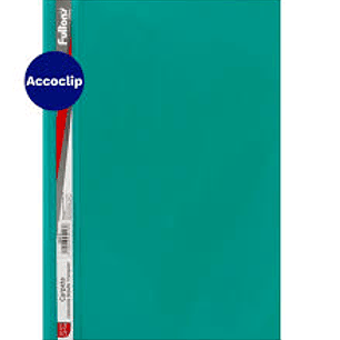Carpeta Vinil Cta C/Acco Y Bols Verde Fultons