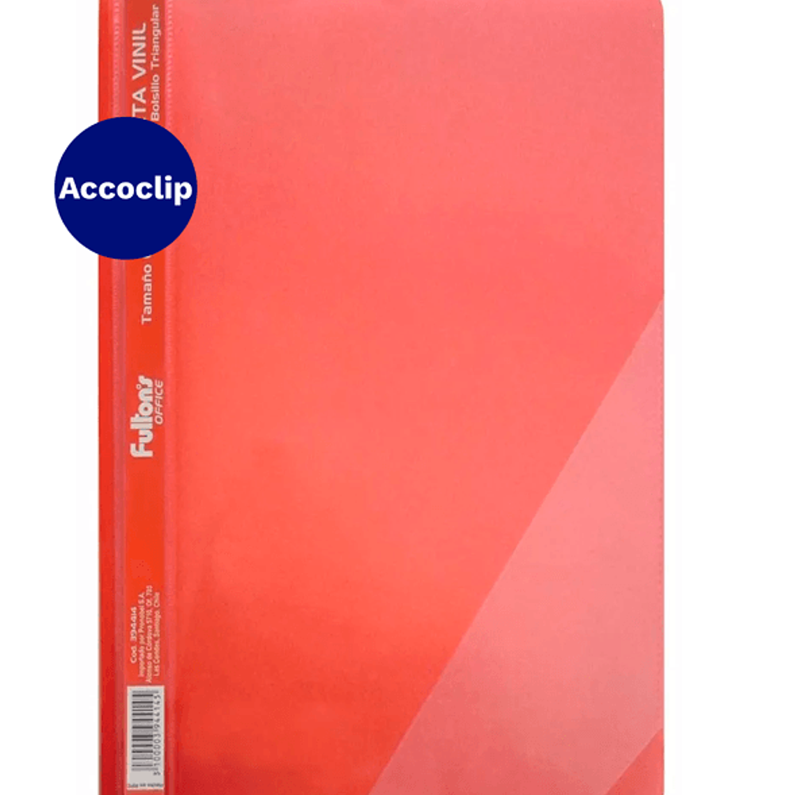 Carpeta Vinil Of C/Acco Y Bols Roja Fultons 1
