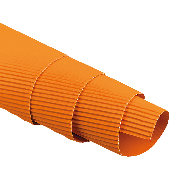 Carton Microcorrugado 50X70Cm Naranjo Art&Craf 1