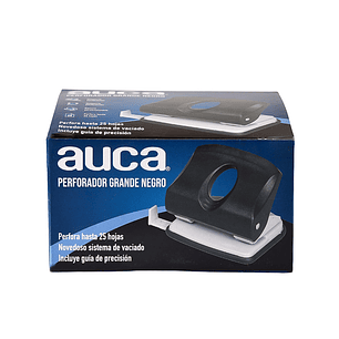 Perforador Auca Grande 25 Hjs. Negro