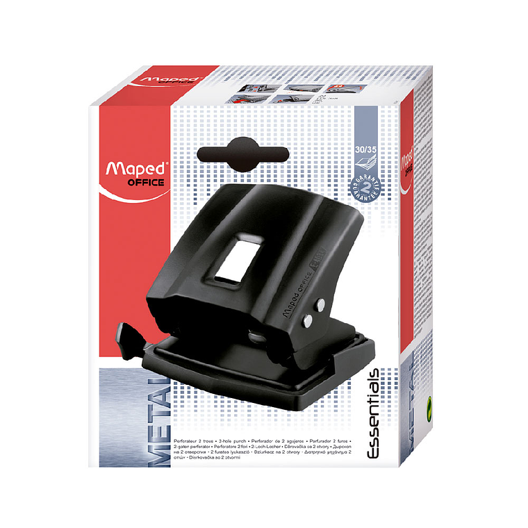 Perforadora Maped Plastica Negra 30 Hojas 1