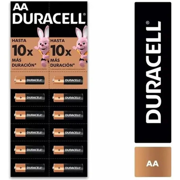 Pila Duracell Aa Tira 12 Und 1