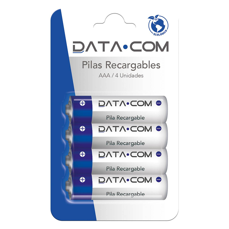 Pila Recargable Aaa 1100 4 Un Datacom 1