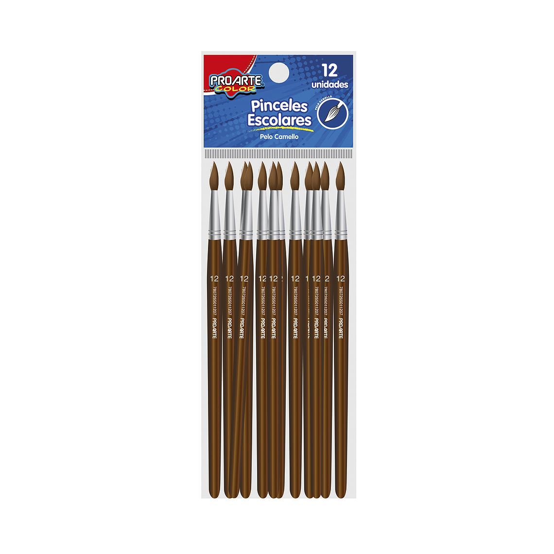 Pincel Escolar Proarte Pelo Camello 12 1