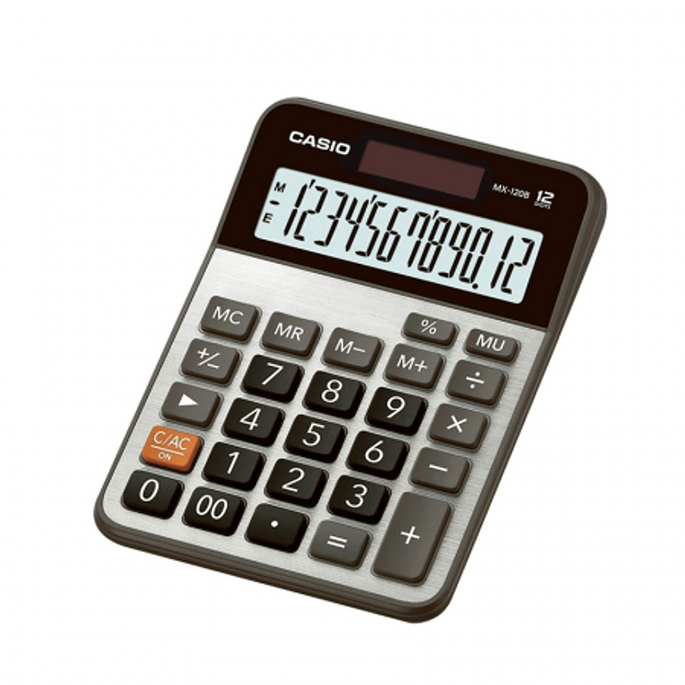 Calculadora Basica Escrit. 12Dig Casio Mx 120 1