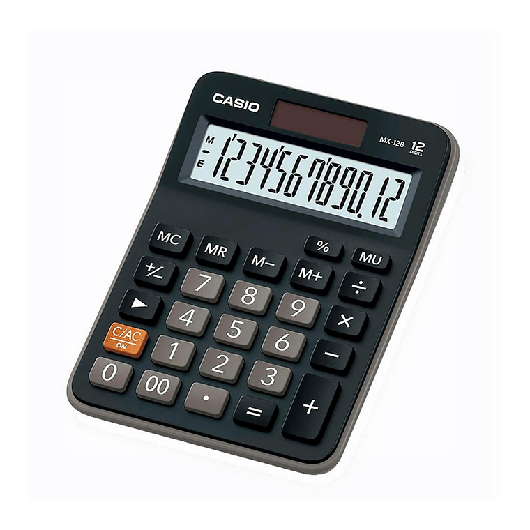 Calculadora Basica Escr/S 12Dig Casio Mz-12 Mx-12 1