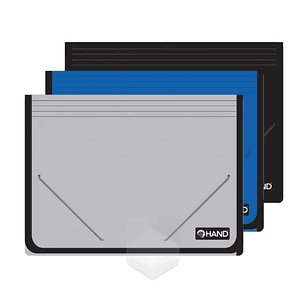 Carpeta C/Fuelle Y Elastico,12 Dep,Oficio Hand