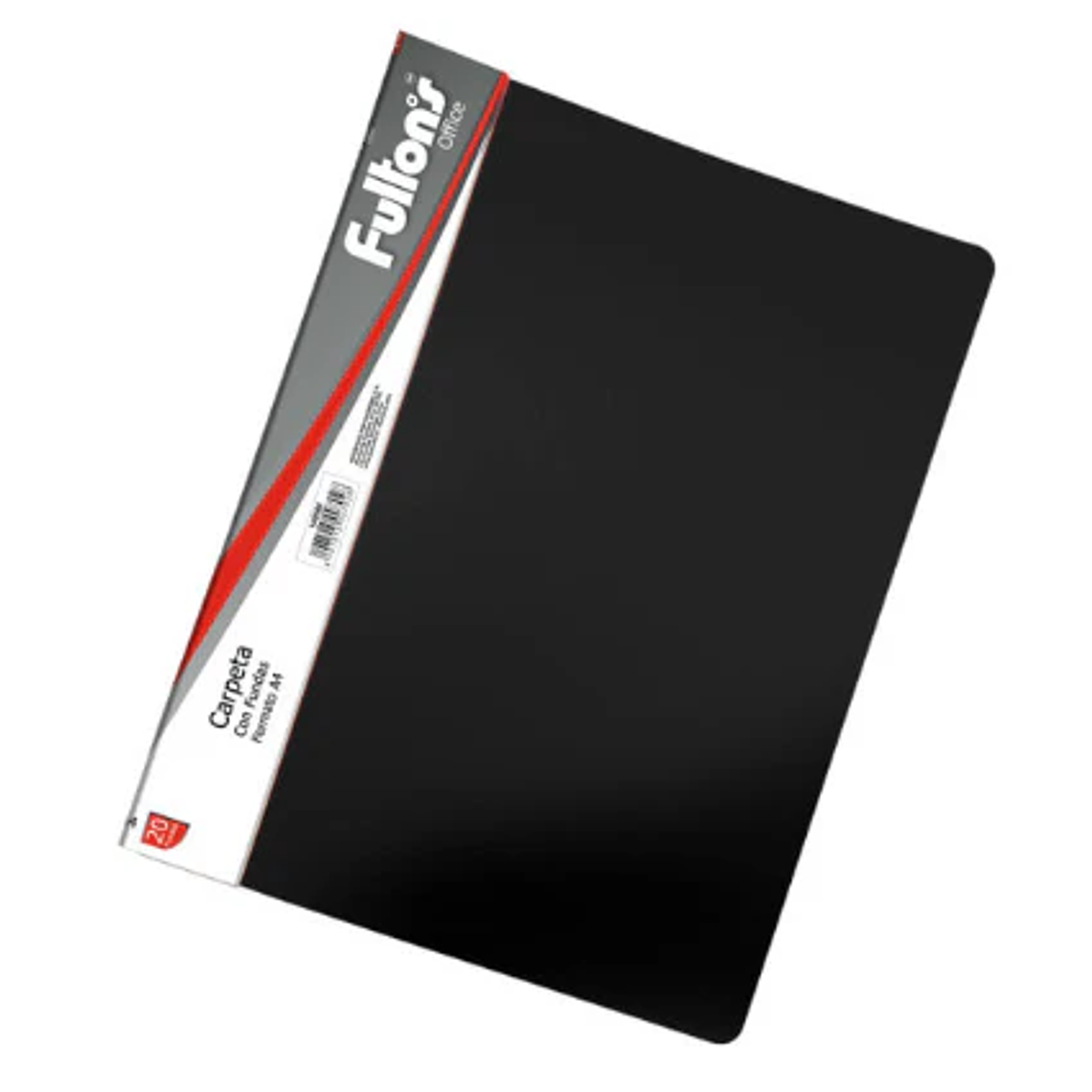 Carpeta C/Fundas A4 20Uni Negra Fultons 1