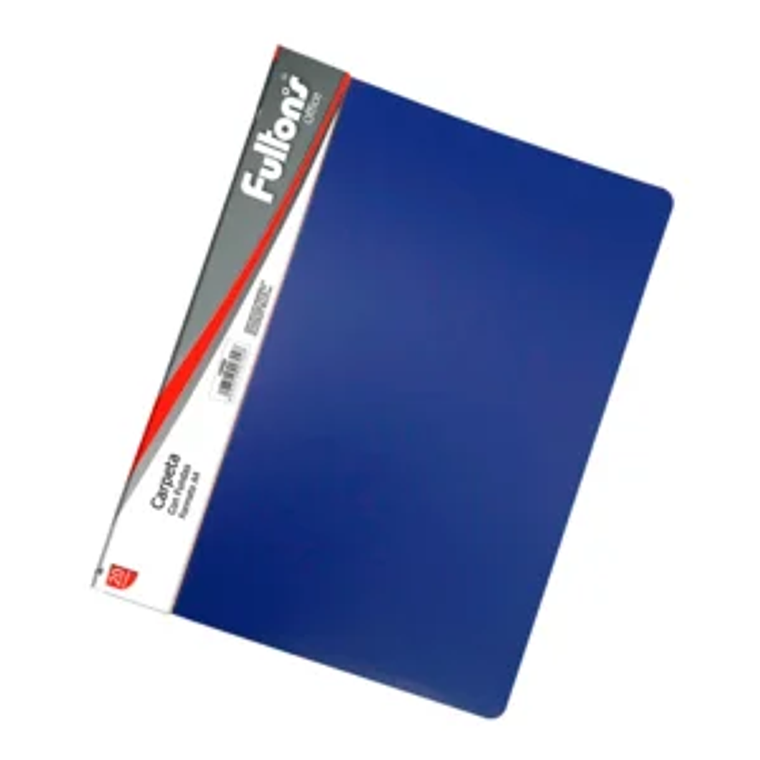 Carpeta C/Fundas A4 20Uni Azul Fultons 1