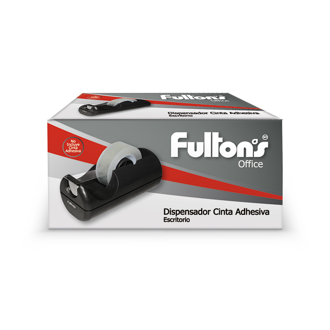 Dispensador Cinta Adh Escrit Mini Negro Fultons 1