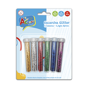 Escarcha 6 Colores 4,5 Gr Blister Art & Craf