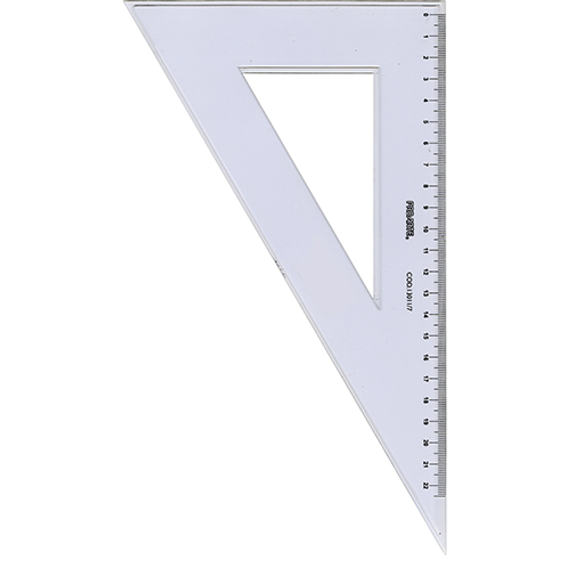 Escuadra Biselada Proarte 25 Cms.608 Humo 1