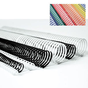 Espiral Plast 12Mm 50Un 60Hjs Negro Gbc